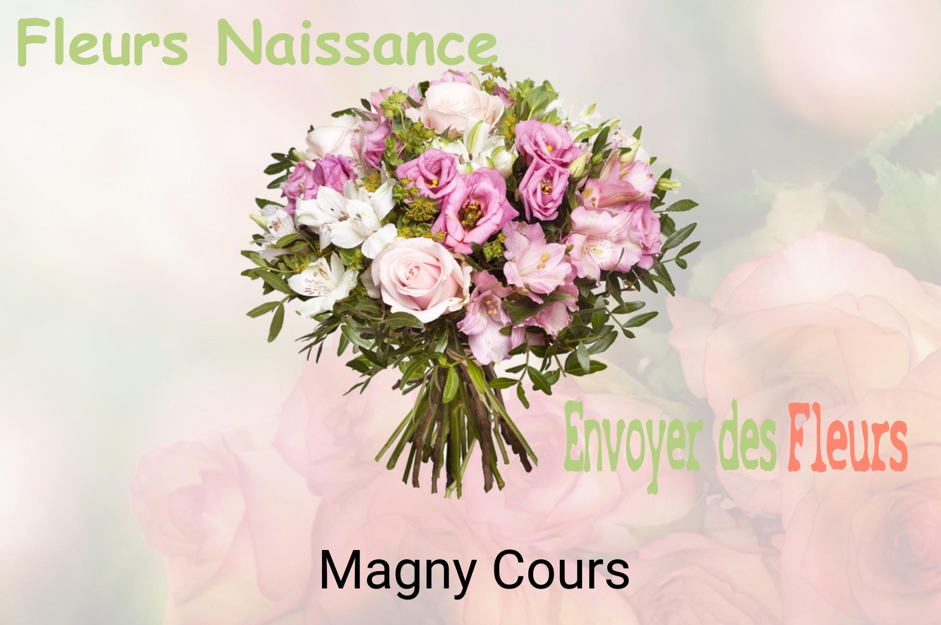 Bouquet de fleurs de naissance livré à Magny-Cours